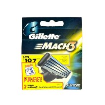 GILLETTE MACH 3 CARTRIDGE 8'S